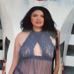 Elegant Blue Lace Lingerie Set